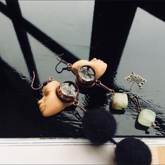 Boho Handmade earrings - Picture 2 of 8